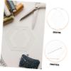OSALADI 5pcs Acrylic Quilting Templates Hexagon for DIY Patchwork Projects Sewing Ruler for Cutting Crafting Quilting and Sewing Enthusiasts view 3