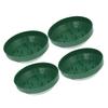Angoily Flower Arrangement Trays Round Needle Plate 4 Pack Foam Trays for Floral Decorations view 1
