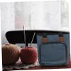 Veemoon Large Capacity Crochet Bag Organizer for Knitting Tools Wool Yarn Storage Tote Zipper Pockets for DIY Projects view 4