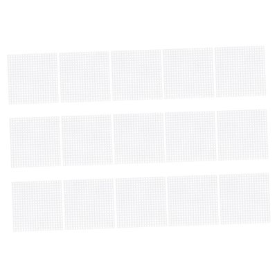 DOITOOL 25pcs Mesh Plastic Canvas Sheets for Cross and Crafting for Embroidery and Boys and Girls Projects Smooth for Easy Cutting and