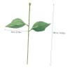 Happyyami 10sets Artificial Flower Stems Leaves Realistic Floral Bouquet Accessories for Home Wedding Garden and Office Decor view 2