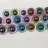 Ayuduots 20pcs Glitter Safety Eyes for Amigurumi, Round Craft Assorted Size Crochet Eyes for Teddy Bear Plush Animal - Golden, 0.7in view 3