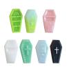 HYROOY Halloween Silicone Resin Mold Tiny Coffin Shape Mold Filling Craft Quicksand Filler Resin Mold Making Handmade Craft Silicone view 3