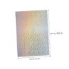 DIYEAH 10 Pack Holographic Cardstock Paper Glitter Cardstock Card Stock for Crafting Decorations view 2