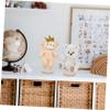 CORHAD 6 Pack Woven Doll Base Support Stand for Crochet Dolls Display Holder Stand view 3