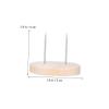 CORHAD 6 Pack Woven Doll Base Support Stand for Crochet Dolls Display Holder Stand view 4