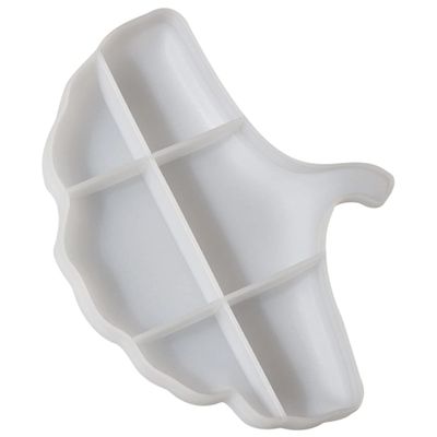 DOITOOL Ginkgo Leaf DIY Mold Reusable Silicone Tray for Crafting Decorative Ornaments Food Dish and Dessert Trays Handmade Projects and Art