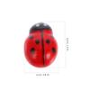 NAMOARLY 300Pcs Mini Wood Ladybug and Bee Self-Adhesive Embellishments for DIY Crafts for Boys and Girls Art Projects and Home Decoration view 2