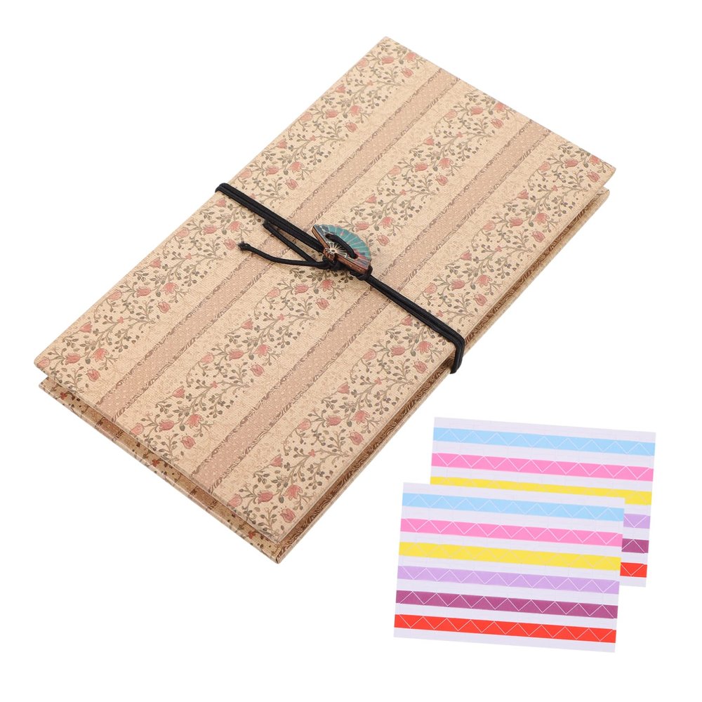 STOBAZA Folding Pages Photo Album Scrapbook Hand-pasted Design Creative and for Weddings Birthdays Graduations and Family Memories