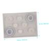 HOMSFOU 1set Bead Design Board Jewelry Making Tray for Necklaces Bracelets Measurement Guides for Craft Projects Multi-Functional Beading Board for Jewelry Design view 2