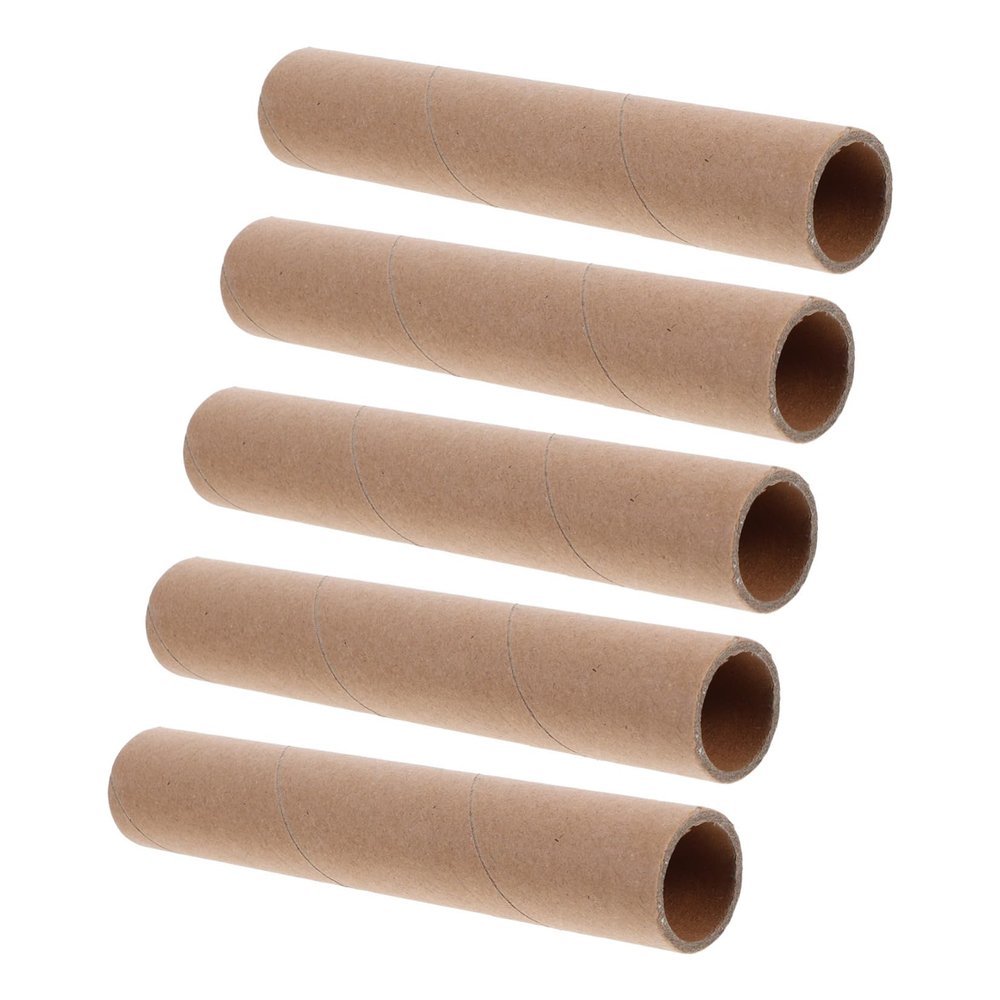 Angoily 5pcs Round Cardboard Tubes for Posters Crafts Shipping Paper Cylinder Boxes Lightweight Portable Calligraphy Art Prints and Storage