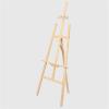 TXGJWRA 1.45m Floor Easel, A-Frame Solid Wood Easel Portable Painting Easel Artboard Display Stand for Shop, Cafe, Hotel,SKCNAG3567-F-1.45m view 1