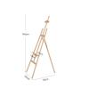 TXGJWRA 1.45m Floor Easel, A-Frame Solid Wood Easel Portable Painting Easel Artboard Display Stand for Shop, Cafe, Hotel,SKCNAG3567-F-1.45m view 2
