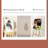 TXGJWRA 1.45m Floor Easel, A-Frame Solid Wood Easel Portable Painting Easel Artboard Display Stand for Shop, Cafe, Hotel,SKCNAG3567-F-1.45m view 3