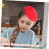 Toyvian Mini Diy Top Hats for Women Pcs Beret Diy Round Base Wear-resistant Hat Making Supply view 2