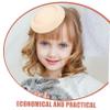 Toyvian Mini Diy Top Hats for Women Pcs Beret Diy Round Base Wear-resistant Hat Making Supply view 3