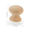 OSALADI Wooden Quilting Ruler Suction Handle Tool for DIY Crafting Quilting Supplies for Seamstresses Easy to Use Ruler Fixator Suction Design for Accurate Measurements view 2