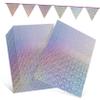 jojofuny 10 Sheets Holographic Glitter Cardstock Paper for Crafts Scrapbooking Origami Premium Sparkly Paper for Party Decorations and DIY Projects view 1
