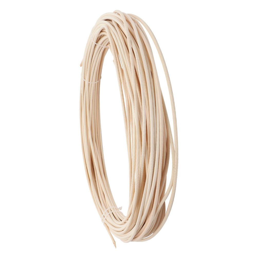 OSALADI 1roll Natural Rattan Caning Material for DIY Projects Woven Cane for Furniture Repair Lampshades and Crafting Handicrafts Rattan Weaving Supplies