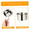 Homoyoyo 1set Handmade Soap Melting Pot Melting Container for Soap Making - Bowl for Safe Use for Home Crafts and Candle Making view 2