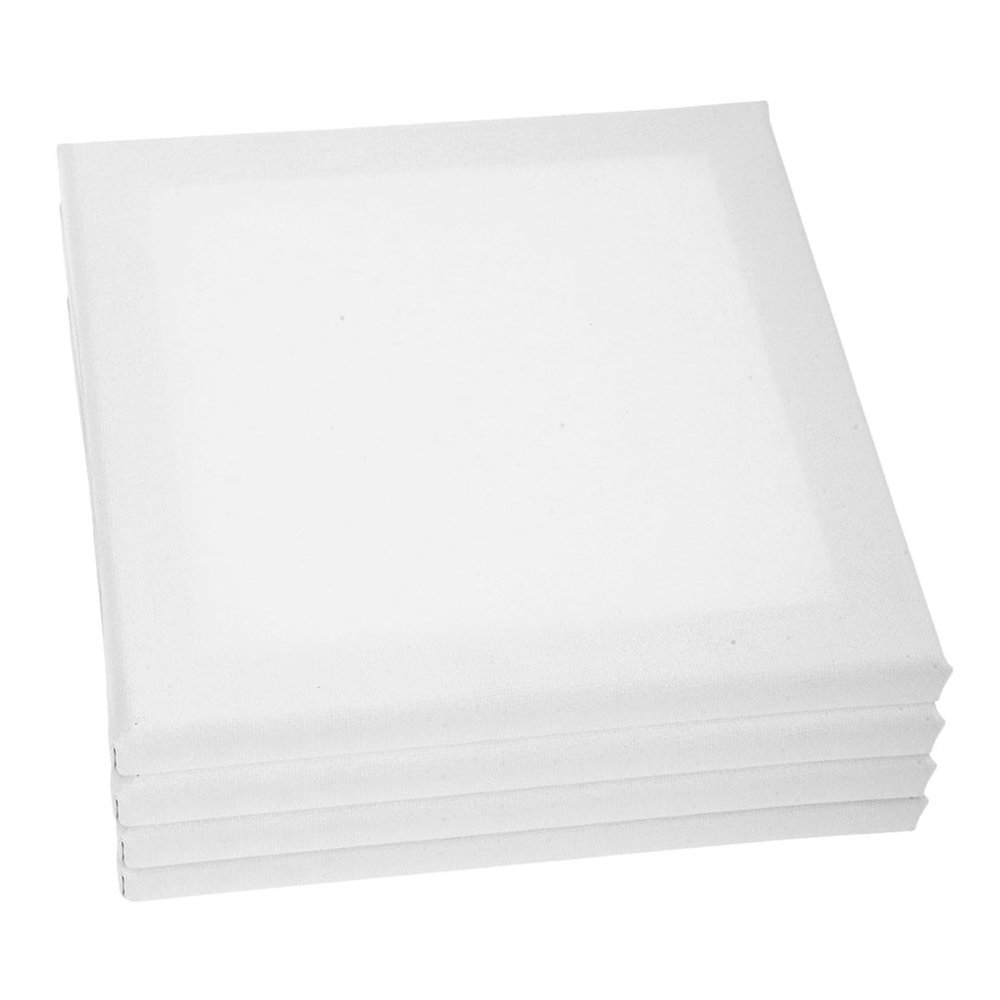 DOITOOL 4pcs Artistic Canvas Panels for Oil Acrylic Gouache Drawing Boards Blank Canvases for Artists