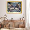 Hopeart Stamped Cross Stitch Kits for Beginner Embroidery Kits for Beginners Adults DIY 11CT Cross Stitch Patterns Needlepoint Kits Crossstitching Kits-Couple Wolf 16x20 inch view 2
