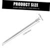 DIYEAH 22pcs Straight Single Pointed Knitting Needles Stainless Steel Knitting Tools for DIY Crafts for Beginners and Professionals for Sweaters Scarves view 2