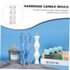 OSALADI Scented Candle Mold Wax Melt Molds for DIY Candle Making Plastic Aromatherapy Mould view 3