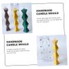 OSALADI Scented Candle Mold Wax Melt Molds for DIY Candle Making Plastic Aromatherapy Mould view 4