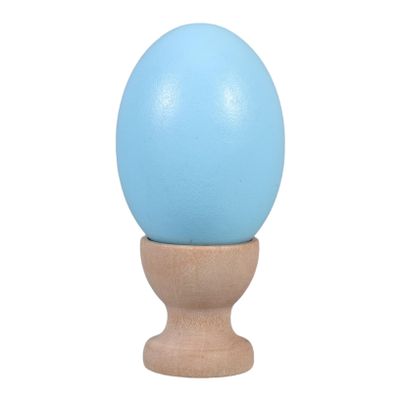 TEHAUX 1set Wooden Base for Clay Doll Hair Tools Egg Shaped Pottery Accessories for Easy Hairstyling Lightweight and Portable for Hair Types DIY Crafting