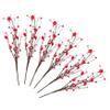 Cabilock 6pcs Artificial Berry Picks Charms for Valentine Day Faux Flower Stems for Home Decor Wedding Decorations and Crafts view 1
