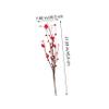 Cabilock 6pcs Artificial Berry Picks Charms for Valentine Day Faux Flower Stems for Home Decor Wedding Decorations and Crafts view 3