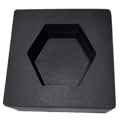 10 oz Hex Graphite Gold Ingot Mold for Gold & Silver Casting