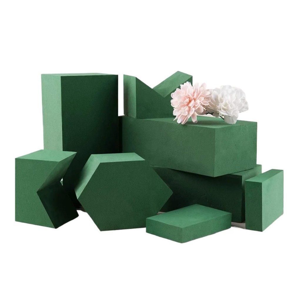 LZYXFP 1PC DIY Floral Foam Bricks Flowers Packing Arranging Flowers Mud Florist Blocks for Flower Arrangement Craft Supplies(Brown)