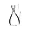Homoyoyo Stainless Steel Nylon Jaw Flat Nose Pliers for Jewelry Making and Eyeglasses Adjustment Versatile Tool for Wire Bending and Shaping Gold Silver Ergonomic Design for Ease of Use view 2