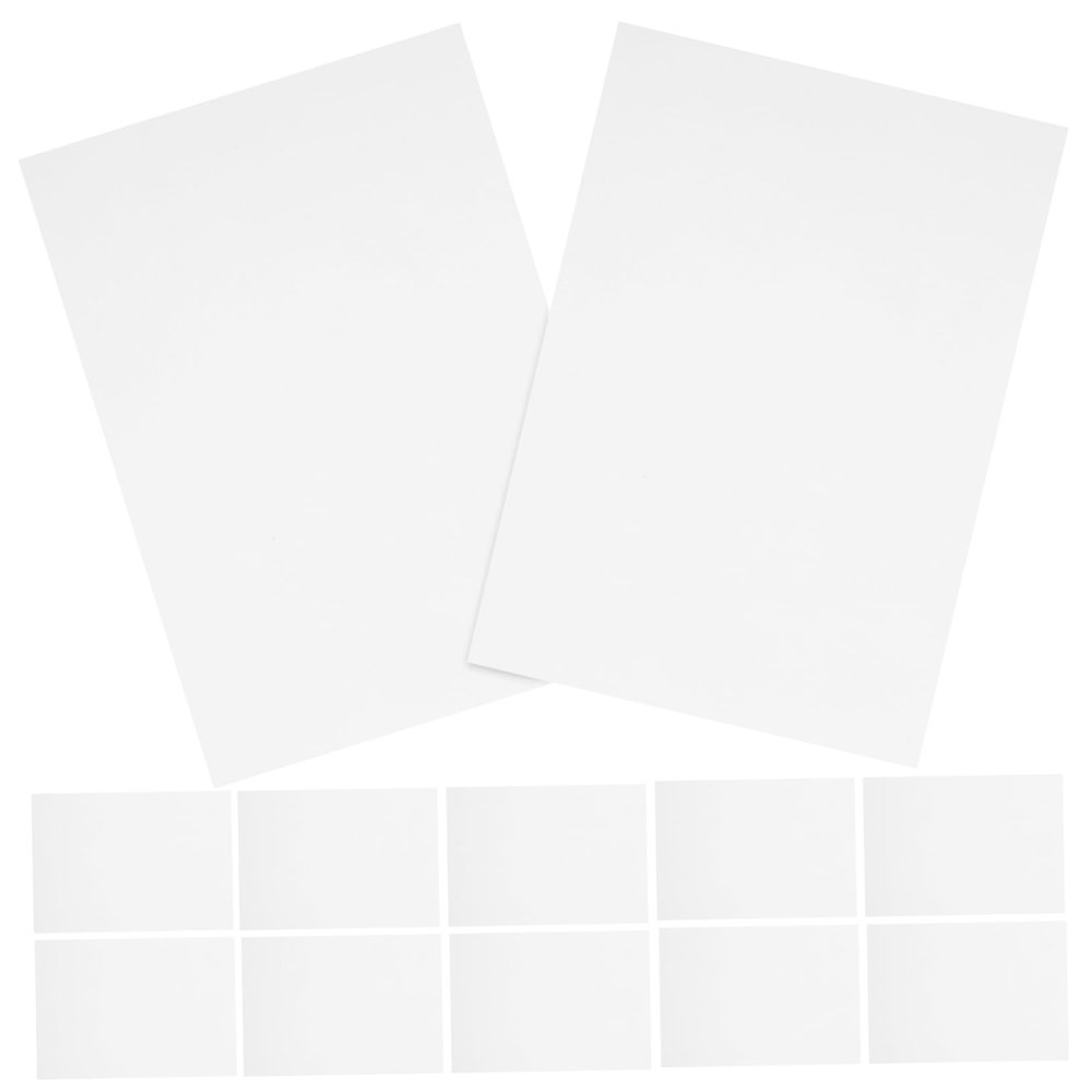 DOITOOL 40sheets Cardstock White Paper Diy Card Papers Origami Cardstock Painting Material Craft Making Supplies