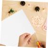 DOITOOL 40sheets Cardstock White Paper Diy Card Papers Origami Cardstock Painting Material Craft Making Supplies view 3