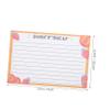 DIYEAH 50pcs Double-sided Recipe Cards Sided Recipe Cards for Kitchen Office Travel Blank Paper view 2