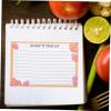DIYEAH 50pcs Double-sided Recipe Cards Sided Recipe Cards for Kitchen Office Travel Blank Paper view 4