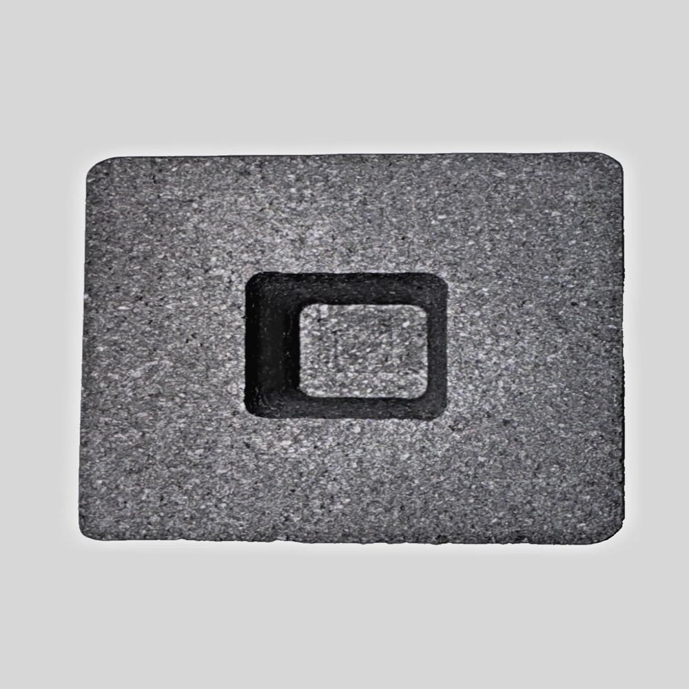 2 oz Cube Graphite Gold Ingot Mold for Gold & Silver Casting