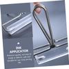 KALLORY 2pcs Practical Ink Rollers for Printmaking and Painting Smooth for Even Glue and Ink Application for Projects and Artistry view 2