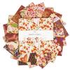 Soimoi 40Pcs 10" x 10" DIY Cotton Fabric Squares, 10" Layer Cake Squares Patchwork, Pre-Cut Quilt Charm Pack, DIY Sewing Quarters Bundle, Quilting Fabric Bundles- Japanese Elegance view 1