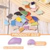 PATIKIL 500g/1.1LB Irregular Ceramics Mosaic Tiles, 0.79"-1.57" Mosaic Stained Tile Broken Porcelain Pieces Stones Bulk for DIY Craft Making Vases Home Decoration, Purple view 2
