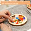 PATIKIL 500g/1.1LB Irregular Ceramics Mosaic Tiles, 0.79"-1.57" Mosaic Stained Tile Broken Porcelain Pieces Stones Bulk for DIY Craft Making Vases Home Decoration, Purple view 4