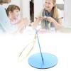 Portable Wrist Yarn Holder, Hanging Yarn Holder Wrist Ball Holder Yarn Spinner Holder with Clamp Loop, Lightweight Crocheting Spinner for Crocheting Knitting Craft Lovers (Blue) view 3