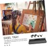 Angoily Replacement Easel Tray Attachment Convenient Detachable Art Easel Tray for Easy Use with Design for Artists and Painters view 3