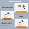 Gemstone Refractometer,Professional Diamond Identification Tool for Jewelry,Measurement Error: 0.005/Test Accuracy 0.001/refractive Index 1.300-3.0,for Jewelry, Jade, Diamonds,Optical glass view 2