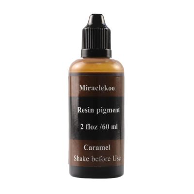 Caramel Epoxy Resin Color Dye Colorant Liquid Epoxy Resin Pigment,60ml,Translucent