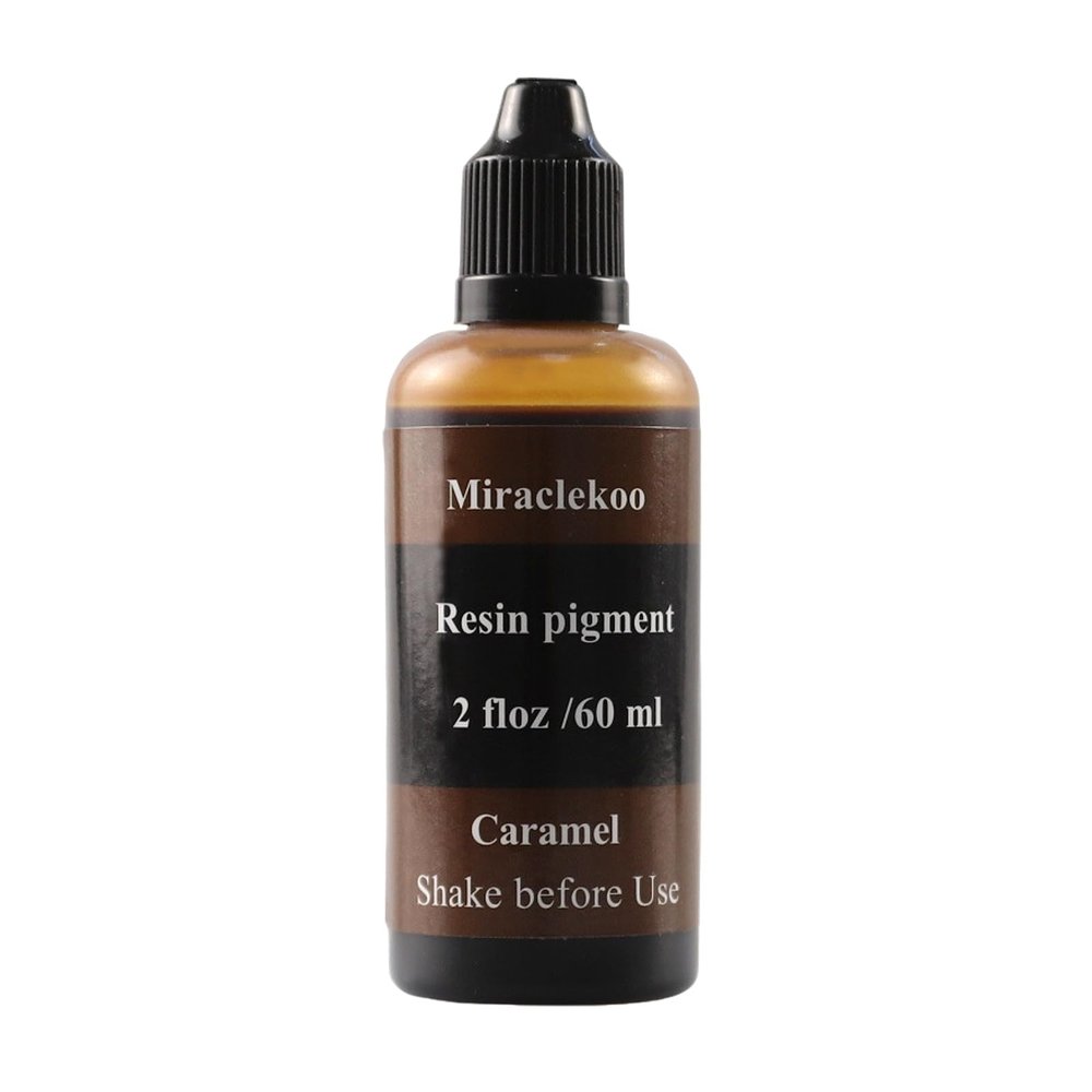 Caramel Epoxy Resin Color Dye Colorant Liquid Epoxy Resin Pigment,60ml,Translucent