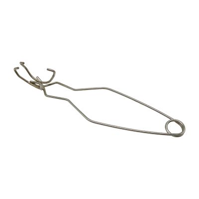 COPLKY Crucible Clamp Whip Handles for Melting Dish Crucibles Dish Holder Ceramic-Melting Dish Jewellery Working Tool for Melting Silver